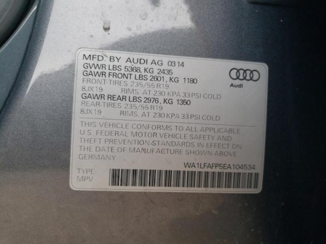 Photo 11 VIN: WA1LFAFP5EA104534 - AUDI Q5 