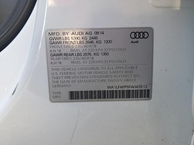 Photo 12 VIN: WA1LFAFP5FA043512 - AUDI Q5 PREMIUM 