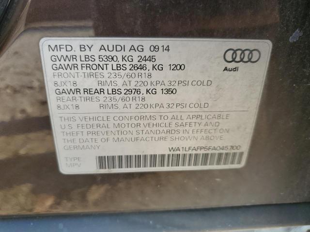 Photo 12 VIN: WA1LFAFP5FA045700 - AUDI Q5 PREMIUM 