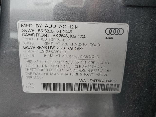 Photo 13 VIN: WA1LFAFP5FA084951 - AUDI Q5 