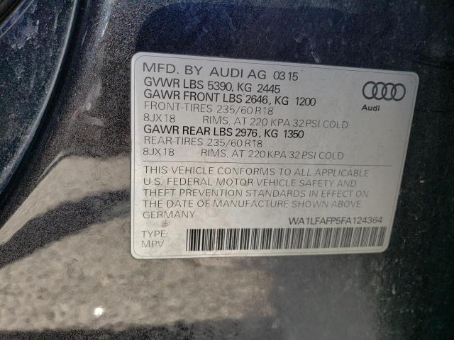 Photo 12 VIN: WA1LFAFP5FA124364 - AUDI Q5 