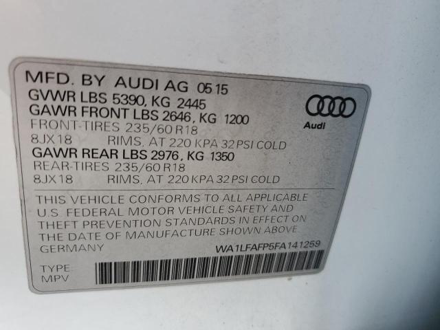 Photo 12 VIN: WA1LFAFP5FA141259 - AUDI Q5 