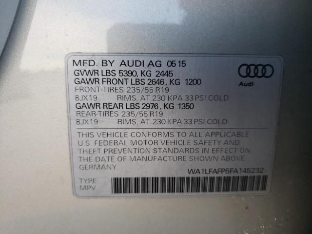 Photo 12 VIN: WA1LFAFP5FA145232 - AUDI Q5 