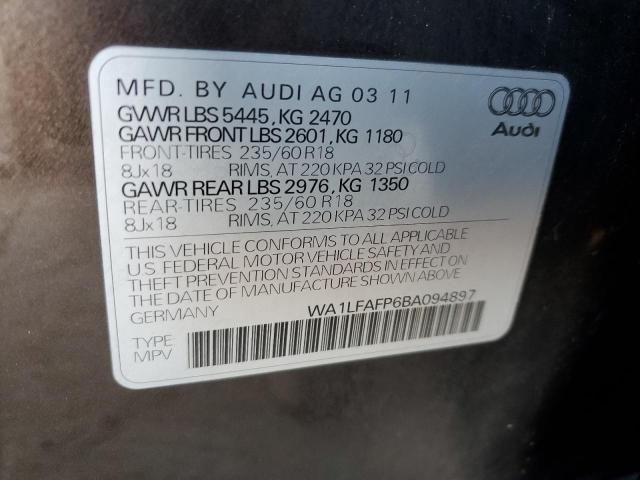 Photo 11 VIN: WA1LFAFP6BA094897 - AUDI Q5 PREMIUM 