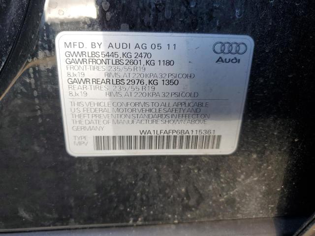 Photo 11 VIN: WA1LFAFP6BA115361 - AUDI Q5 