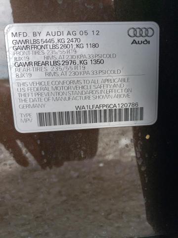 Photo 12 VIN: WA1LFAFP6CA120786 - AUDI Q5 PREMIUM 