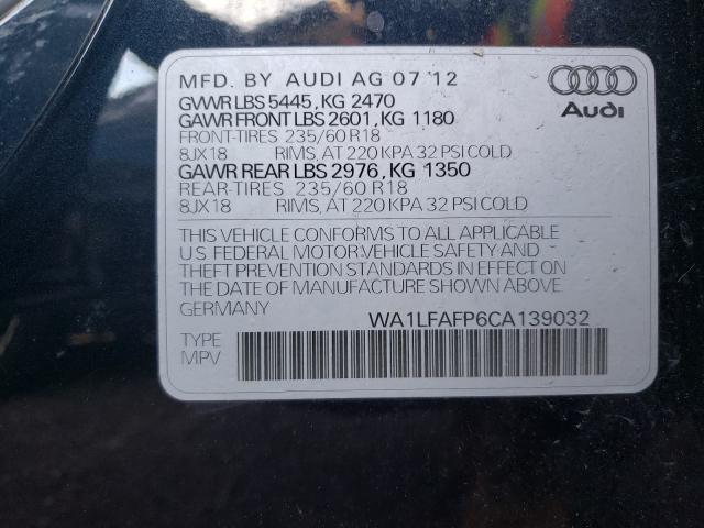 Photo 9 VIN: WA1LFAFP6CA139032 - AUDI Q5 PREMIUM 