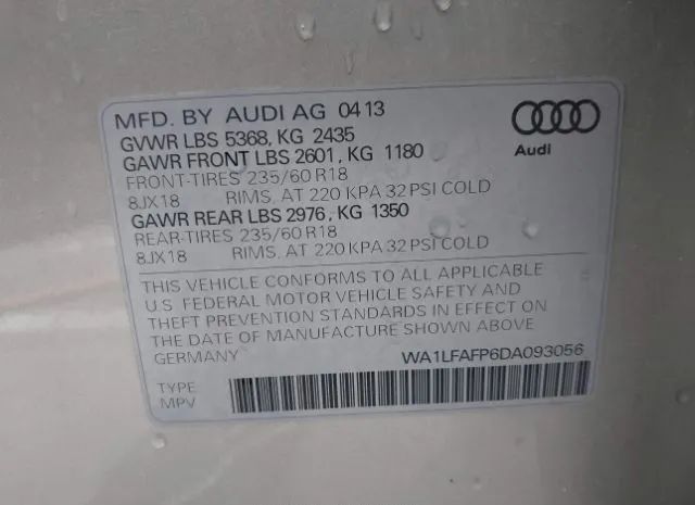 Photo 8 VIN: WA1LFAFP6DA093056 - AUDI Q5 