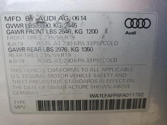 Photo 9 VIN: WA1LFAFP6FA011782 - AUDI Q5 