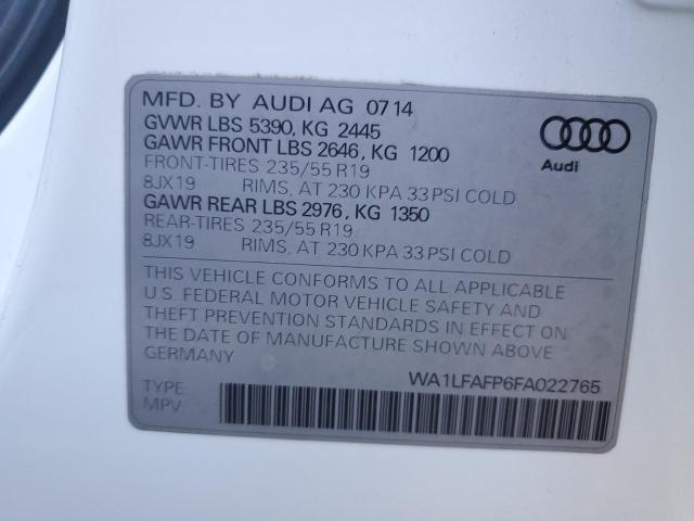 Photo 13 VIN: WA1LFAFP6FA022765 - AUDI Q5 