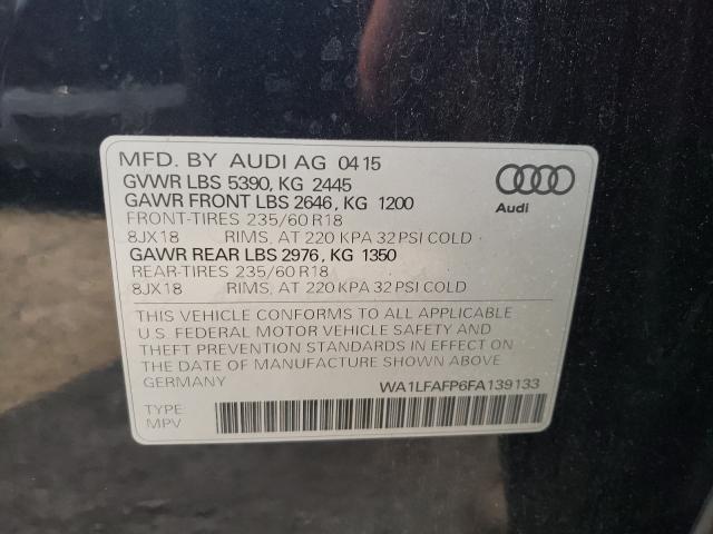 Photo 9 VIN: WA1LFAFP6FA139133 - AUDI Q5 