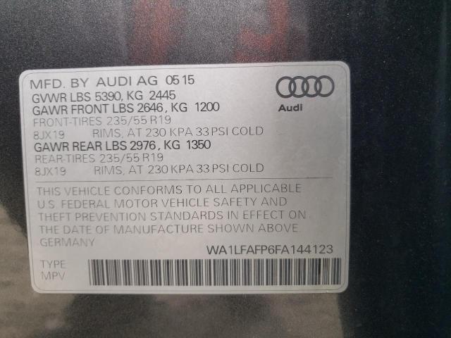 Photo 9 VIN: WA1LFAFP6FA144123 - AUDI Q5 PREMIUM 