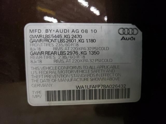 Photo 9 VIN: WA1LFAFP7BA026432 - AUDI Q5 