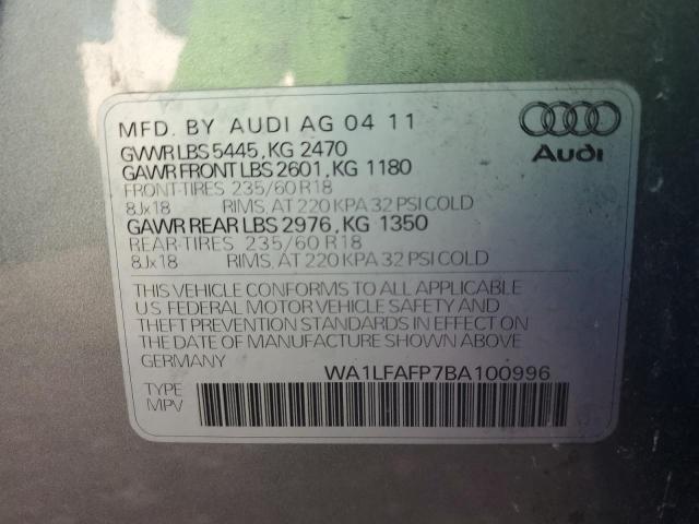 Photo 12 VIN: WA1LFAFP7BA100996 - AUDI Q5 PREMIUM 