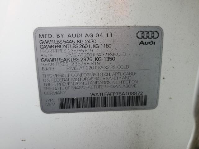 Photo 12 VIN: WA1LFAFP7BA108872 - AUDI Q5 