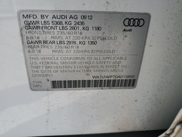 Photo 12 VIN: WA1LFAFP7DA013800 - AUDI Q5 