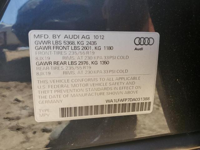 Photo 9 VIN: WA1LFAFP7DA031388 - AUDI Q5 PREMIUM 