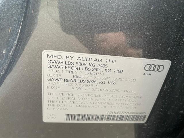 Photo 9 VIN: WA1LFAFP7DA036445 - AUDI Q5 PREMIUM 