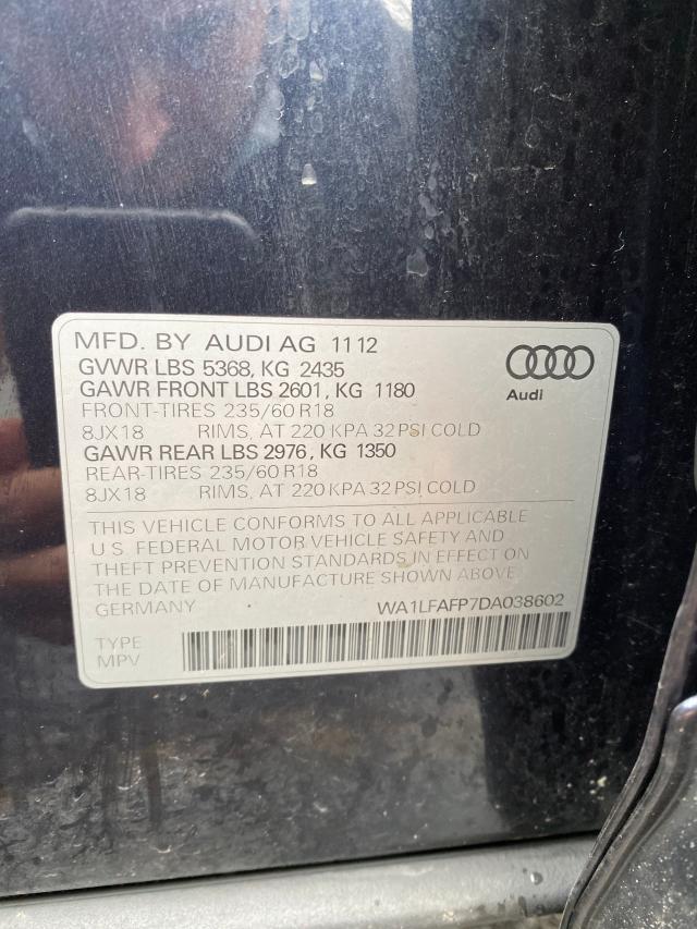 Photo 9 VIN: WA1LFAFP7DA038602 - AUDI Q5 PREMIUM 