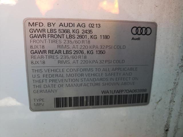 Photo 9 VIN: WA1LFAFP7DA063998 - AUDI Q5 PREMIUM 