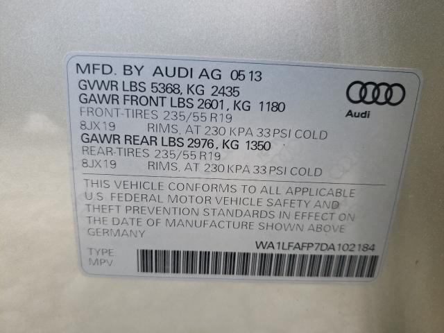 Photo 9 VIN: WA1LFAFP7DA102184 - AUDI Q5 