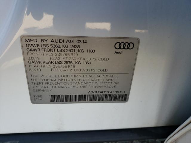 Photo 9 VIN: WA1LFAFP7EA100131 - AUDI Q5 