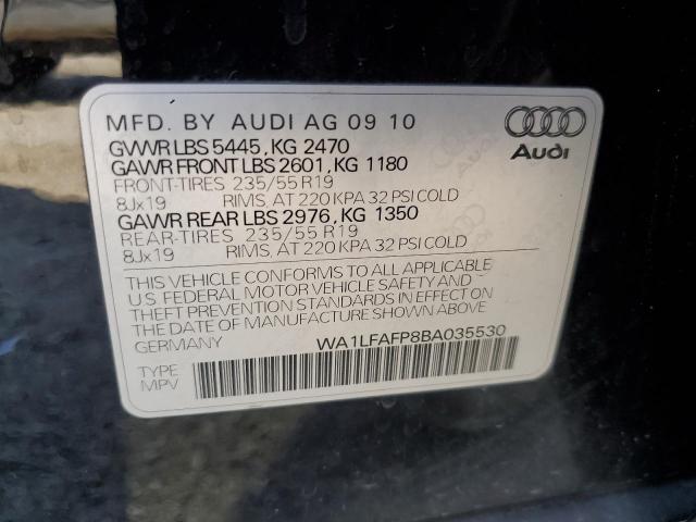 Photo 11 VIN: WA1LFAFP8BA035530 - AUDI Q5 PREMIUM 