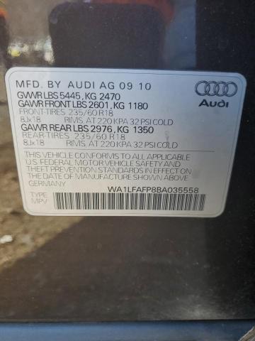 Photo 12 VIN: WA1LFAFP8BA035558 - AUDI Q5 