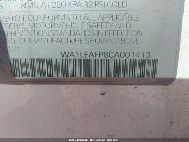 Photo 8 VIN: WA1LFAFP8CA001413 - AUDI Q5 