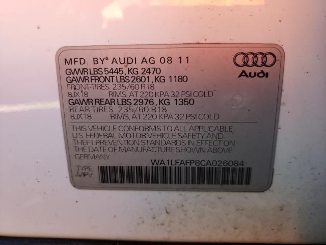 Photo 9 VIN: WA1LFAFP8CA026084 - AUDI Q5 