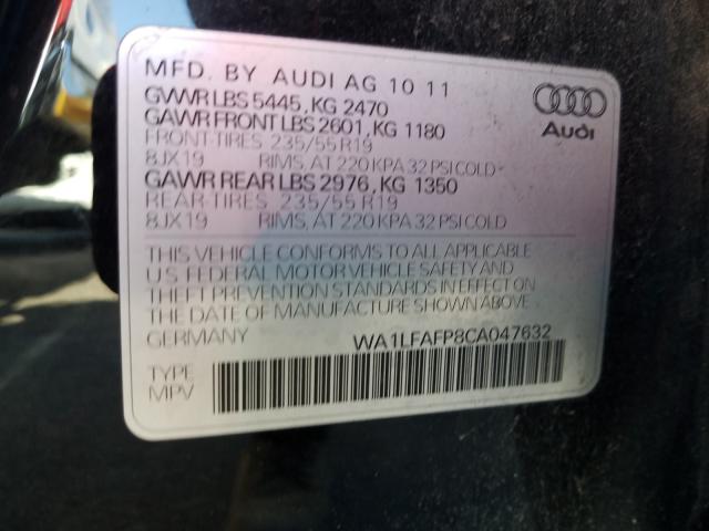 Photo 9 VIN: WA1LFAFP8CA047632 - AUDI Q5 