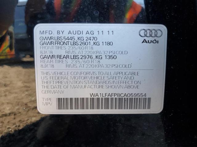 Photo 13 VIN: WA1LFAFP8CA059554 - AUDI Q5 PREMIUM 