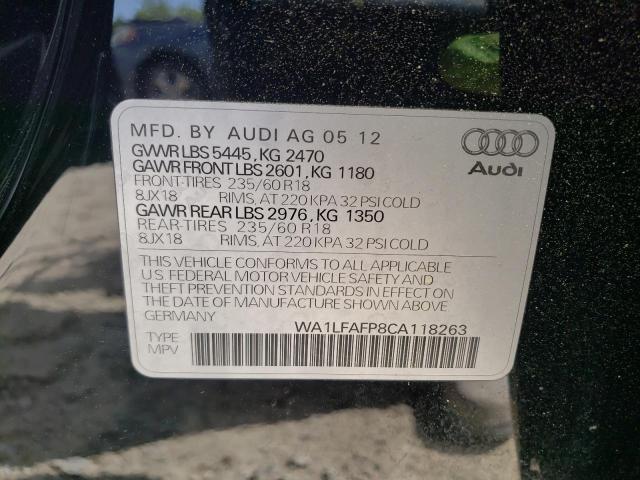 Photo 9 VIN: WA1LFAFP8CA118263 - AUDI Q5 PREMIUM 