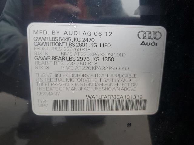 Photo 12 VIN: WA1LFAFP8CA131319 - AUDI Q5 PREMIUM 