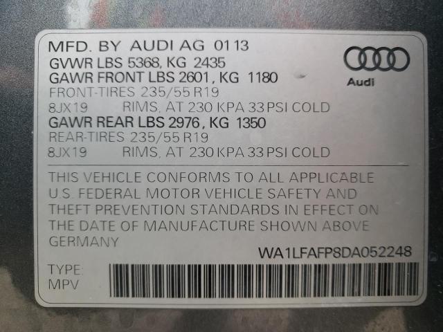 Photo 11 VIN: WA1LFAFP8DA052248 - AUDI Q5 