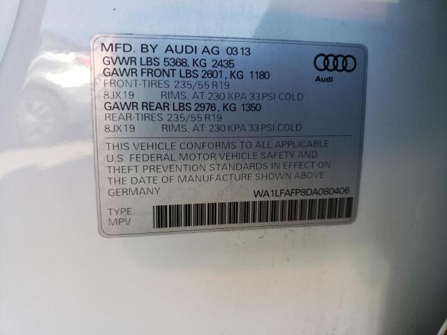 Photo 11 VIN: WA1LFAFP8DA080406 - AUDI Q5 PREMIUM 