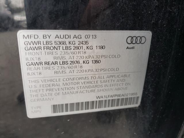 Photo 9 VIN: WA1LFAFP8EA021955 - AUDI Q5 PREMIUM 