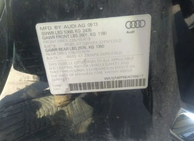 Photo 8 VIN: WA1LFAFP8EA036617 - AUDI Q5 