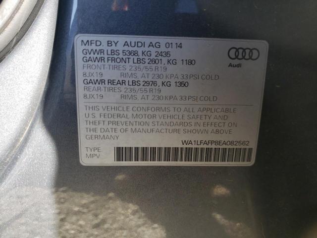 Photo 9 VIN: WA1LFAFP8EA082562 - AUDI Q5 PREMIUM 