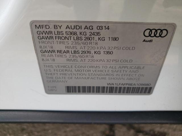 Photo 12 VIN: WA1LFAFP8EA109680 - AUDI Q5 PREMIUM 