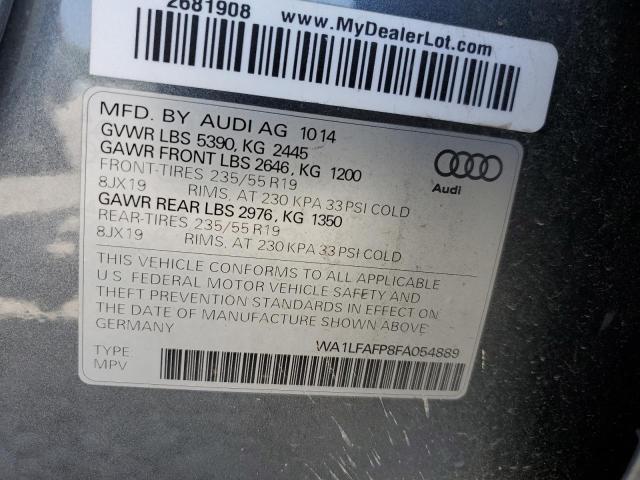 Photo 9 VIN: WA1LFAFP8FA054889 - AUDI Q5 PREMIUM 