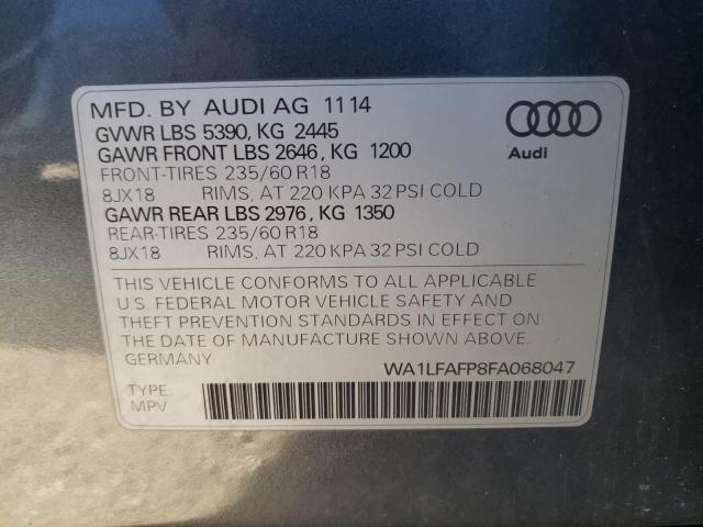 Photo 9 VIN: WA1LFAFP8FA068047 - AUDI Q5 