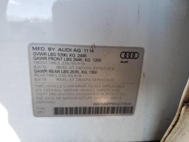 Photo 12 VIN: WA1LFAFP8FA073846 - AUDI Q5 