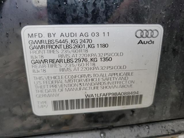 Photo 11 VIN: WA1LFAFP9BA088494 - AUDI Q5 PREMIUM 