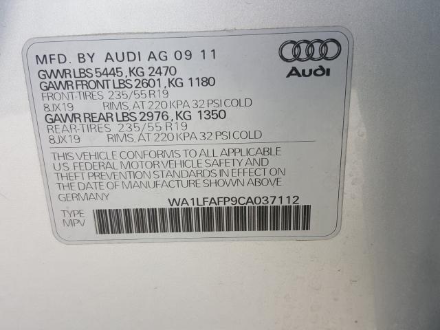 Photo 9 VIN: WA1LFAFP9CA037112 - AUDI Q5 