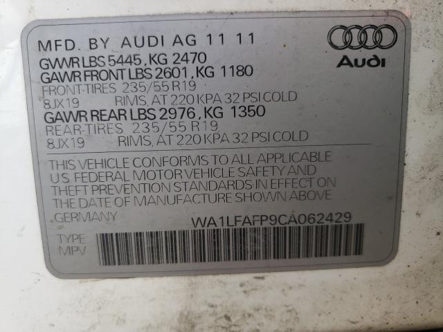 Photo 9 VIN: WA1LFAFP9CA062429 - AUDI Q5 