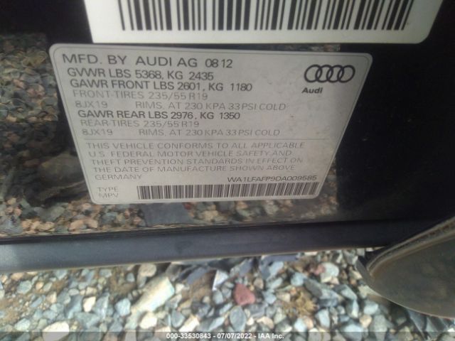 Photo 8 VIN: WA1LFAFP9DA009585 - AUDI Q5 