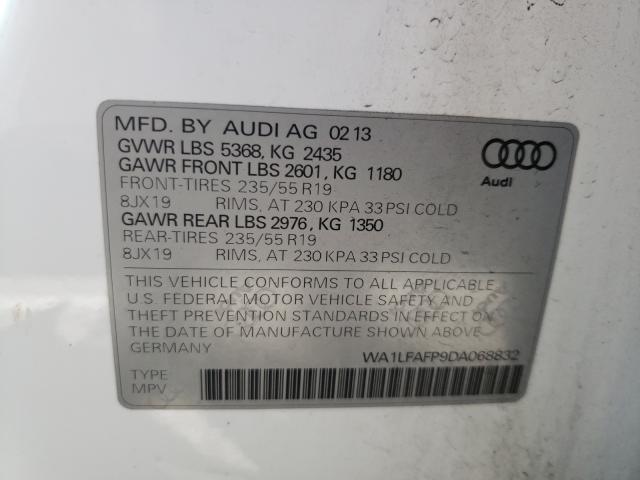 Photo 9 VIN: WA1LFAFP9DA068832 - AUDI Q5 