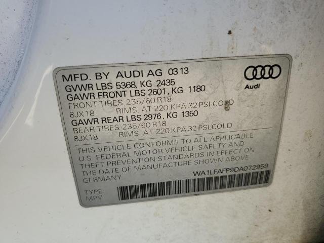 Photo 12 VIN: WA1LFAFP9DA072959 - AUDI Q5 