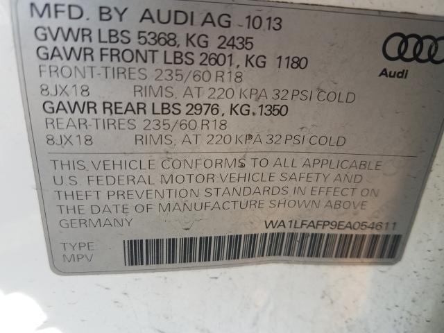 Photo 9 VIN: WA1LFAFP9EA054611 - AUDI Q5 